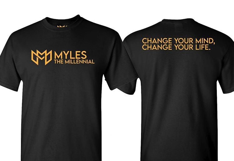 Black “Change Your Mind, Change Your Life” Tee